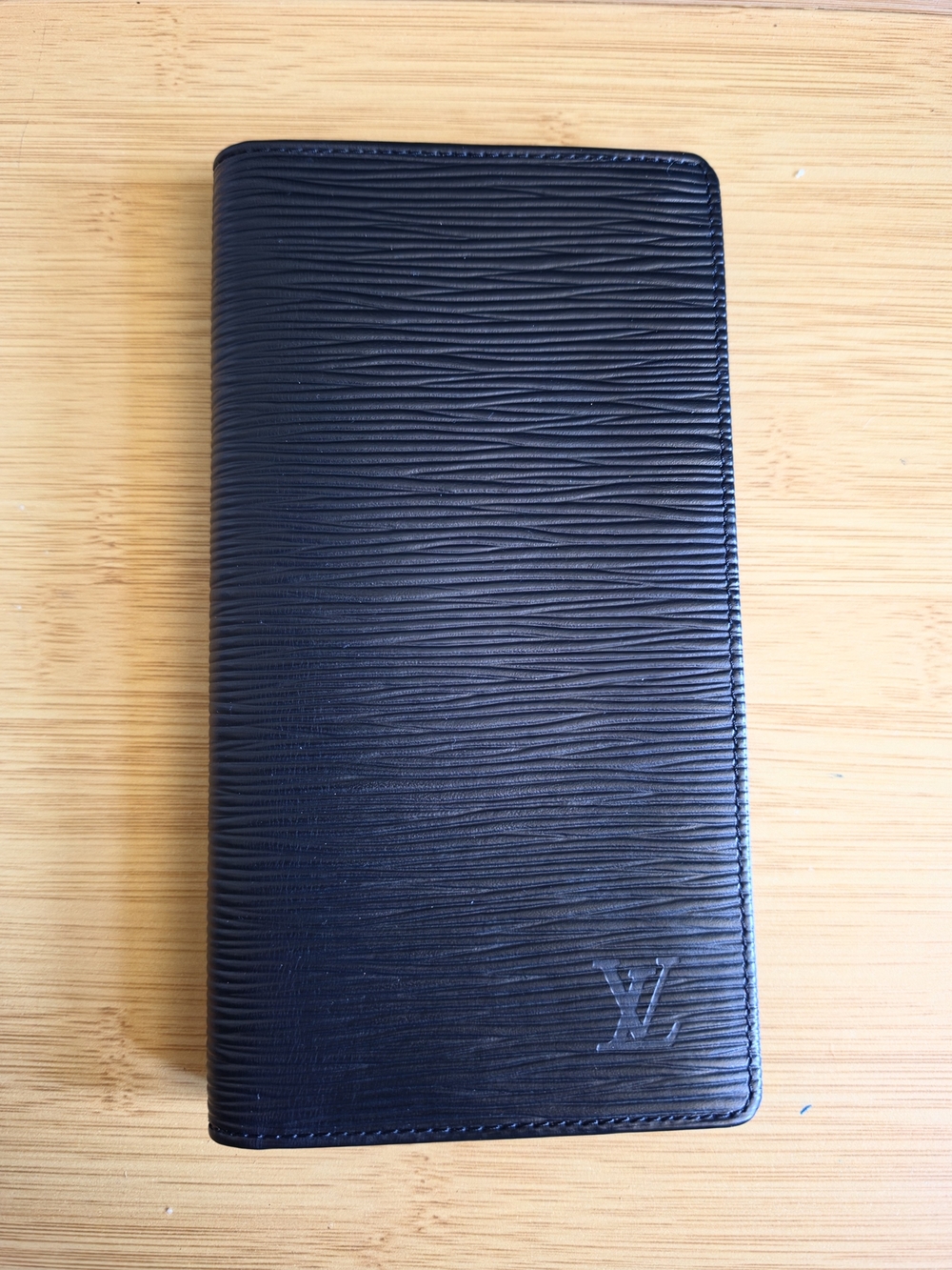 Louis Vuitton Black Epi Leather Long Wallet